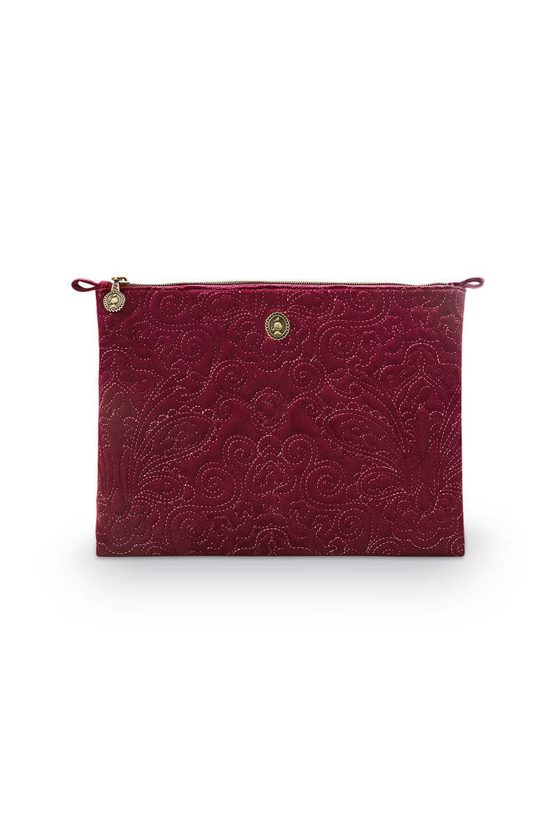 Косметичка Pip Studio Flat Pouch Large Velvet Quiltey Days